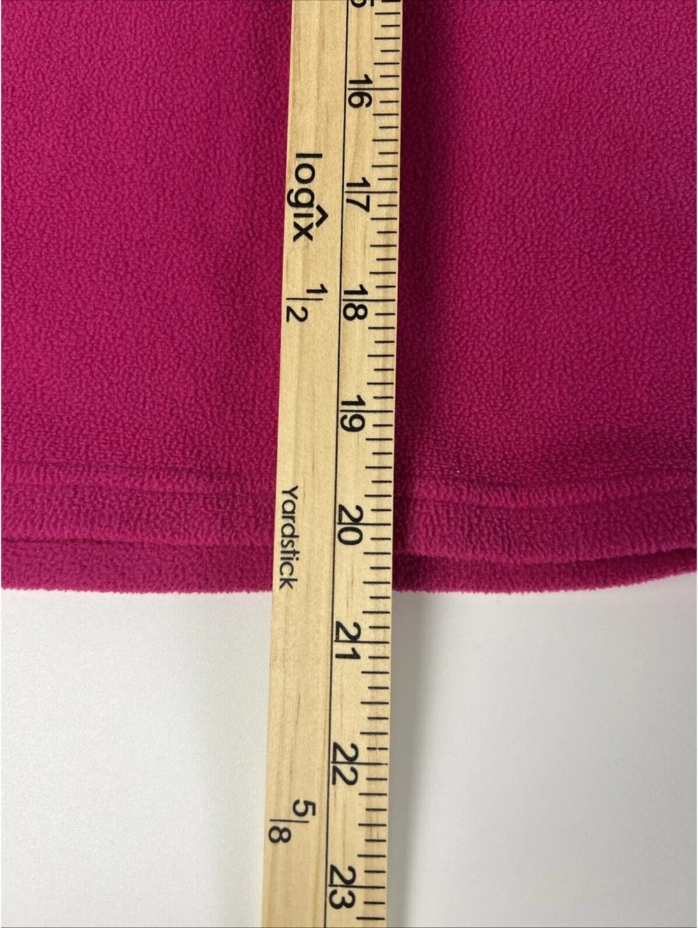 Northface Girls/Youth Pink Fleece 3/4 Zip Pullover Jacket Size Large 14-16